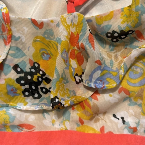 🌻UNDER SKIES Spaghetti Strap Floral Dress Women’s size Small Summer Feminine - Picture 10 of 12